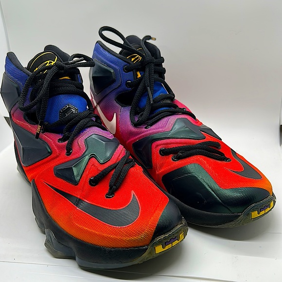 Nike Other - Nike Purple/Red Lebron 13 Doernbecher Basketball Shoes Sneakers **Men’s Sz 8**